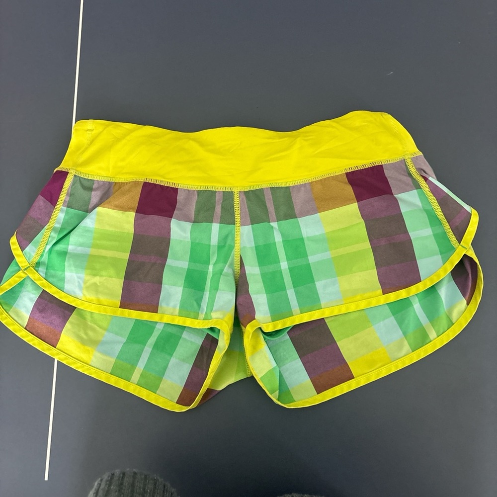 Lululemon Plaid Women's Shorts - Multicolor